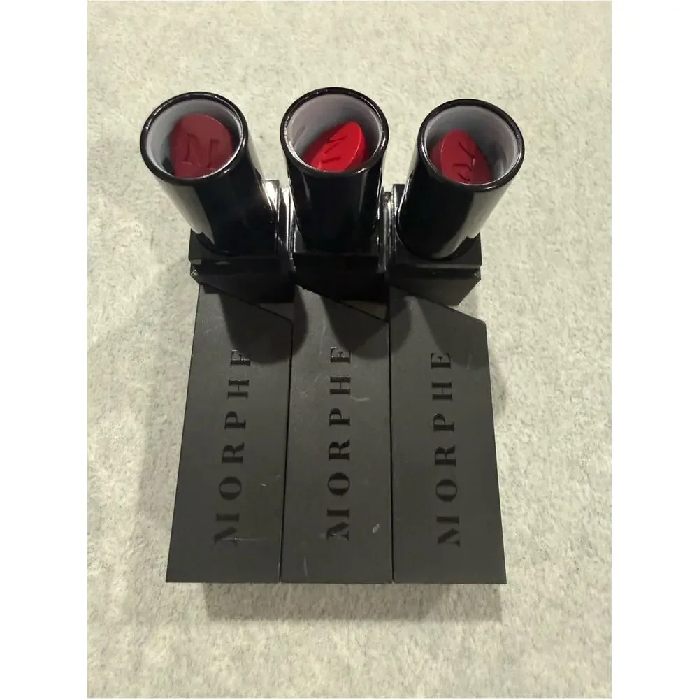 3 bundle set Morphe Matte lipstick no Shame Love Warm Nude Shades beauty gift